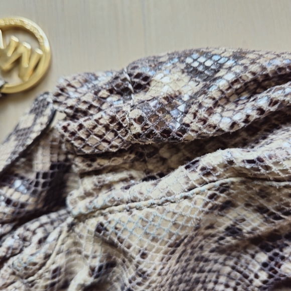 Michael Kors Snakeskine Purse - Picture 8 of 12